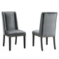 Baron Performance Velvet Dining Chairs - Set of 2 By Modway | Dining Chairs | Modishstore-9