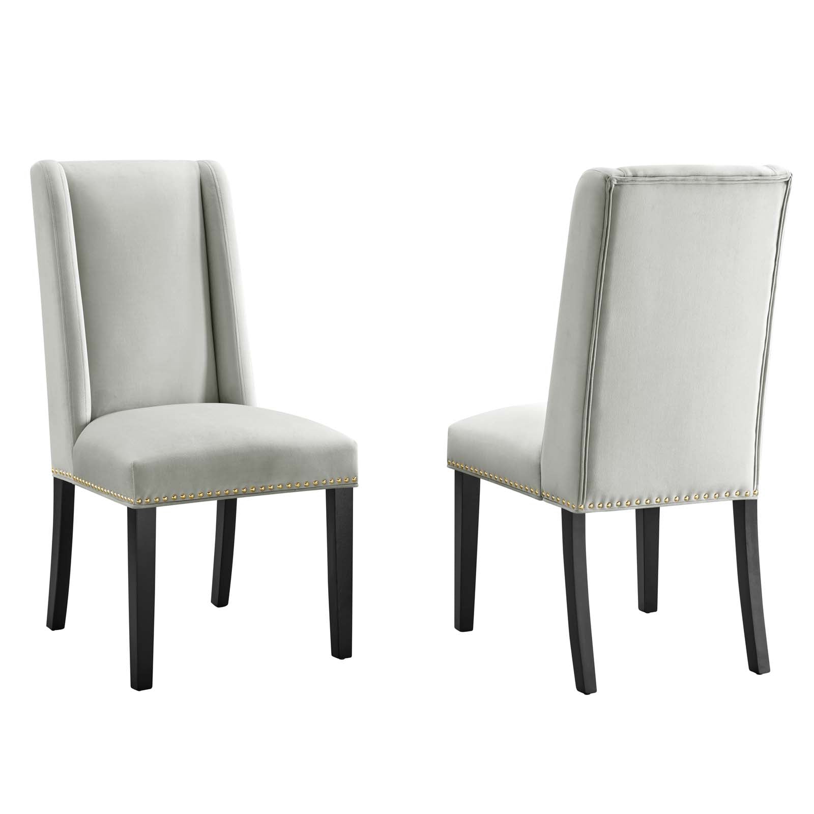 Baron Performance Velvet Dining Chairs - Set of 2 By Modway | Dining Chairs | Modishstore-5