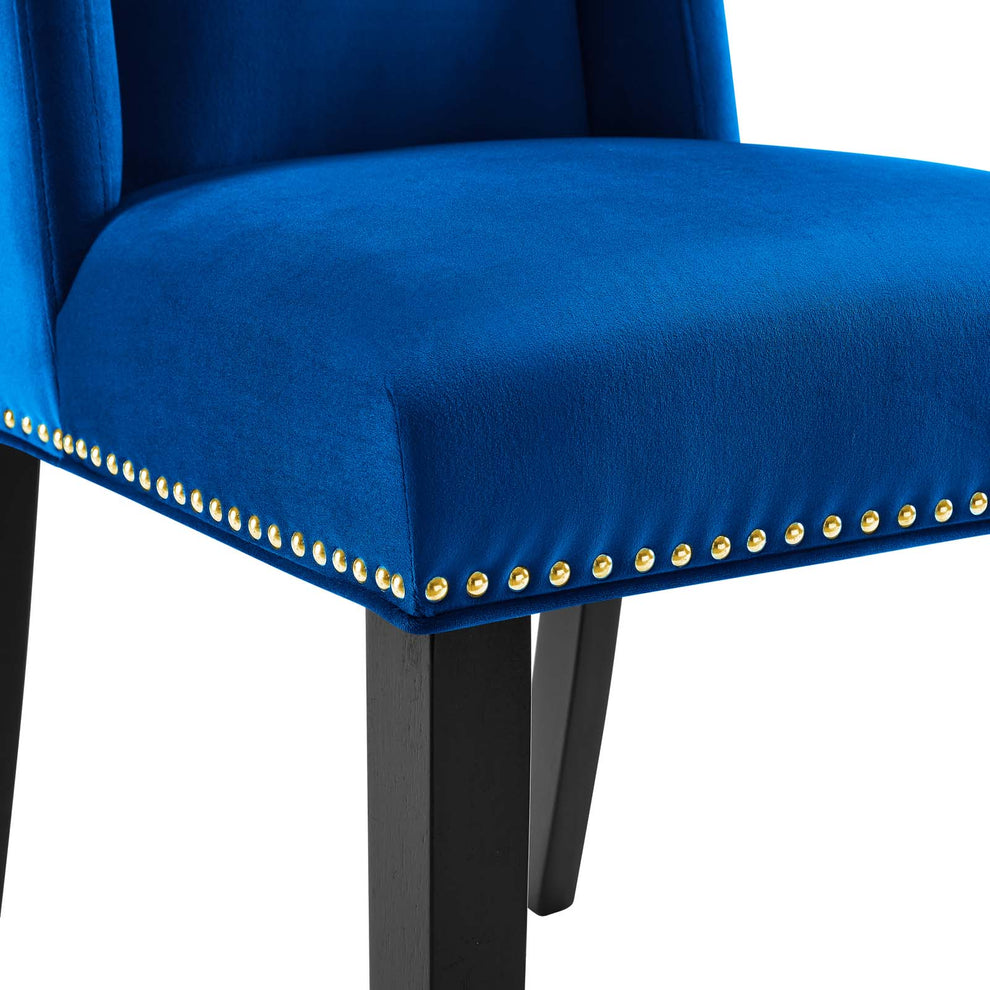 Baron Performance Velvet Dining Chairs - Set of 2 By Modway - EEI-5012 | Dining Chairs | Modishstore - 88