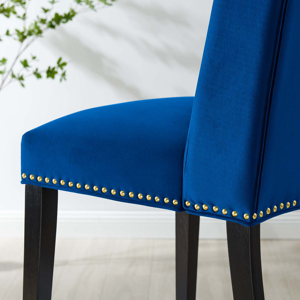 Baron Performance Velvet Dining Chairs - Set of 2 By Modway - EEI-5012 | Dining Chairs | Modishstore - 16