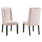 Baron Performance Velvet Dining Chairs - Set of 2 By Modway - EEI-5012 | Dining Chairs | Modishstore - 4
