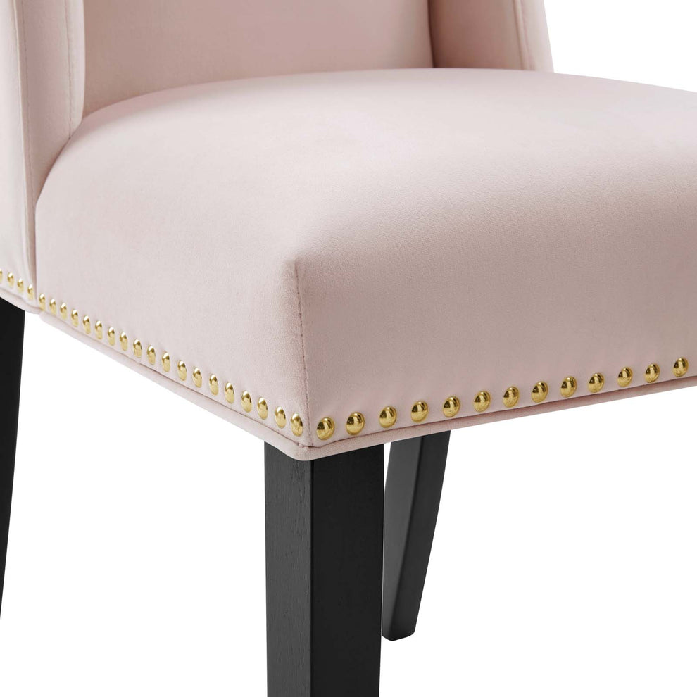 Baron Performance Velvet Dining Chairs - Set of 2 By Modway - EEI-5012 | Dining Chairs | Modishstore - 25