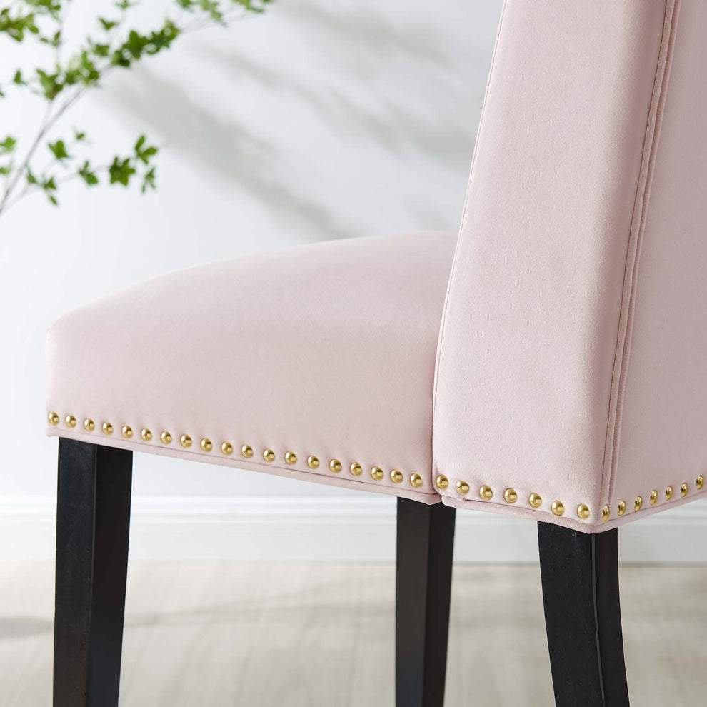 Baron Performance Velvet Dining Chairs - Set of 2 By Modway - EEI-5012 | Dining Chairs | Modishstore - 15