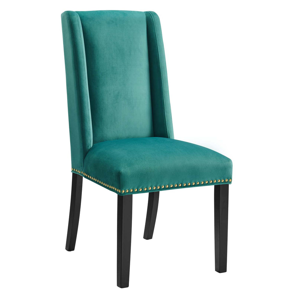 Baron Performance Velvet Dining Chairs - Set of 2 By Modway - EEI-5012 | Dining Chairs | Modishstore - 70