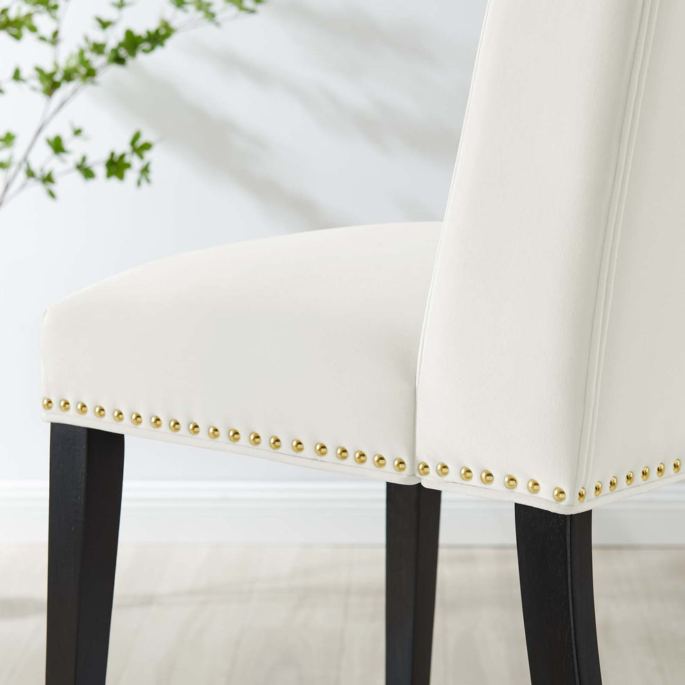 Baron Performance Velvet Dining Chairs - Set of 2 By Modway - EEI-5012 | Dining Chairs | Modishstore - 13