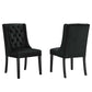 Baronet Performance Velvet Dining Chairs - Set of 2 By Modway - EEI-5013 | Dining Chairs | Modishstore - 1