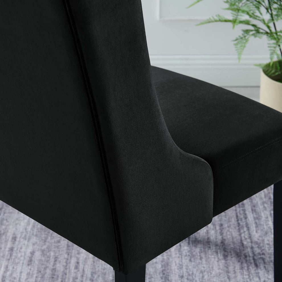 Baronet Performance Velvet Dining Chairs - Set of 2 By Modway - EEI-5013 | Dining Chairs | Modishstore - 2