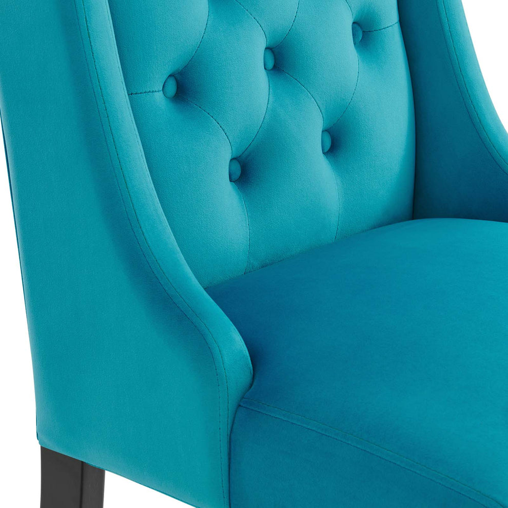 Baronet Performance Velvet Dining Chairs - Set of 2 By Modway - EEI-5013 | Dining Chairs | Modishstore - 16