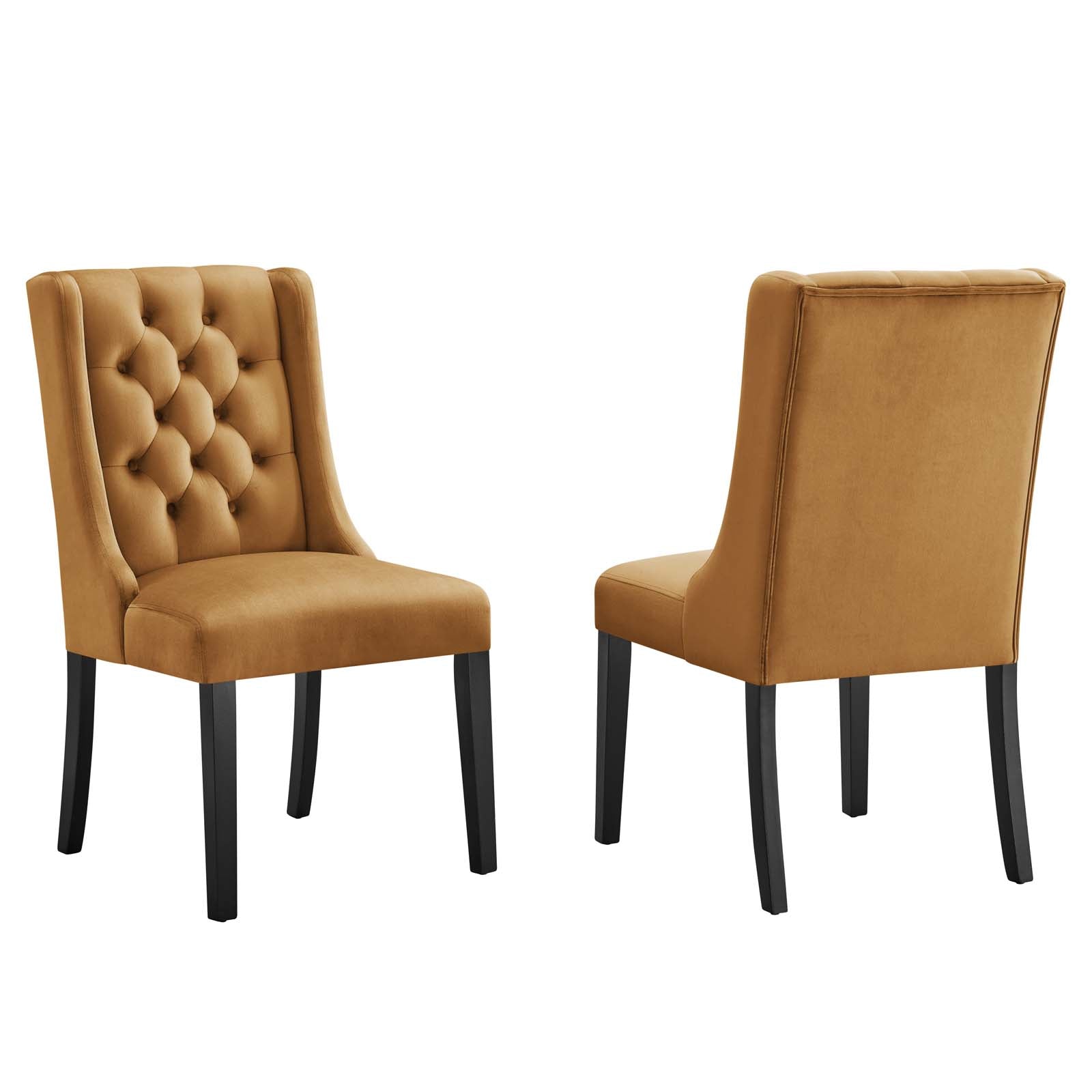 Baronet Performance Velvet Dining Chairs - Set of 2 By Modway | Dining Chairs | Modishstore-23
