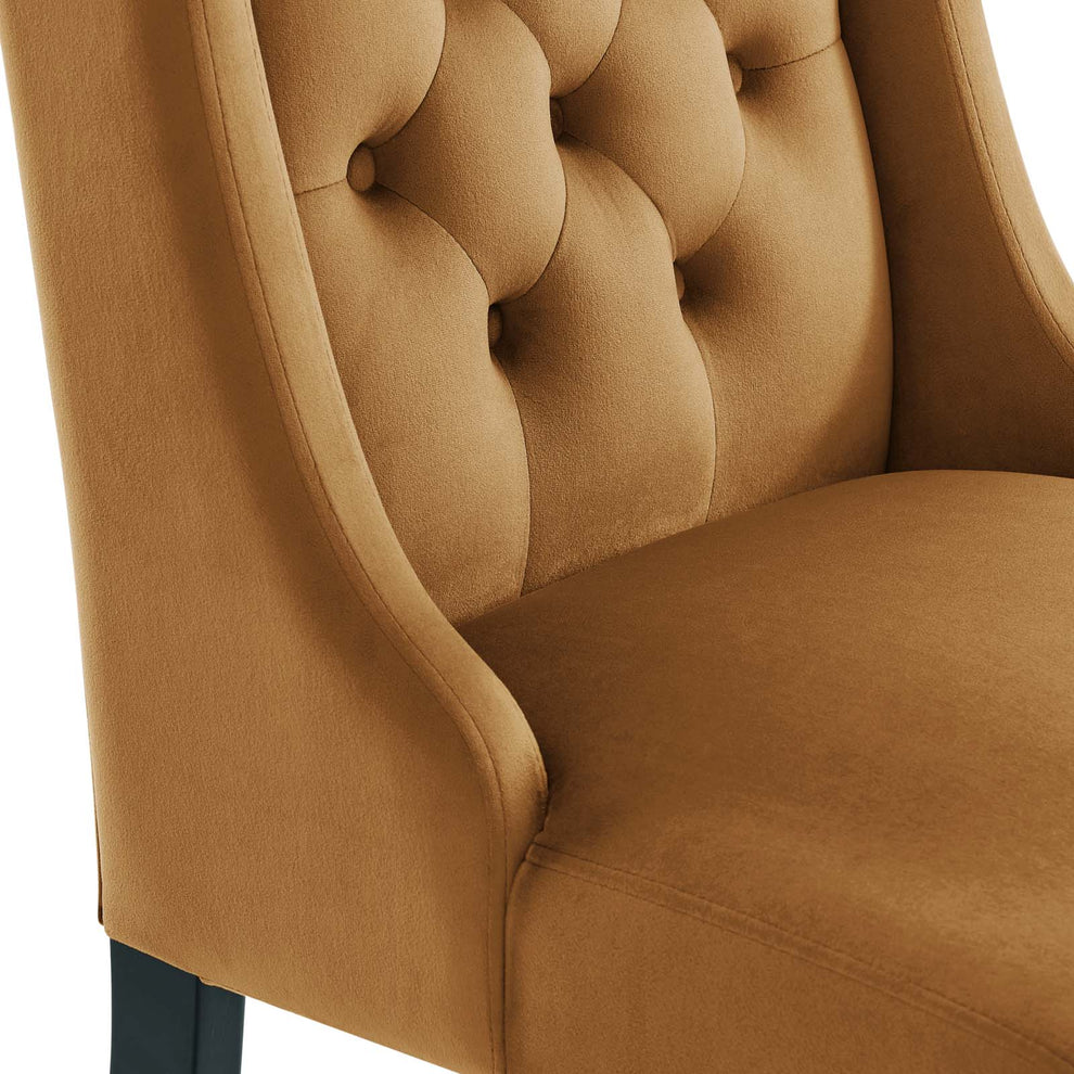 Baronet Performance Velvet Dining Chairs - Set of 2 By Modway - EEI-5013 | Dining Chairs | Modishstore - 24