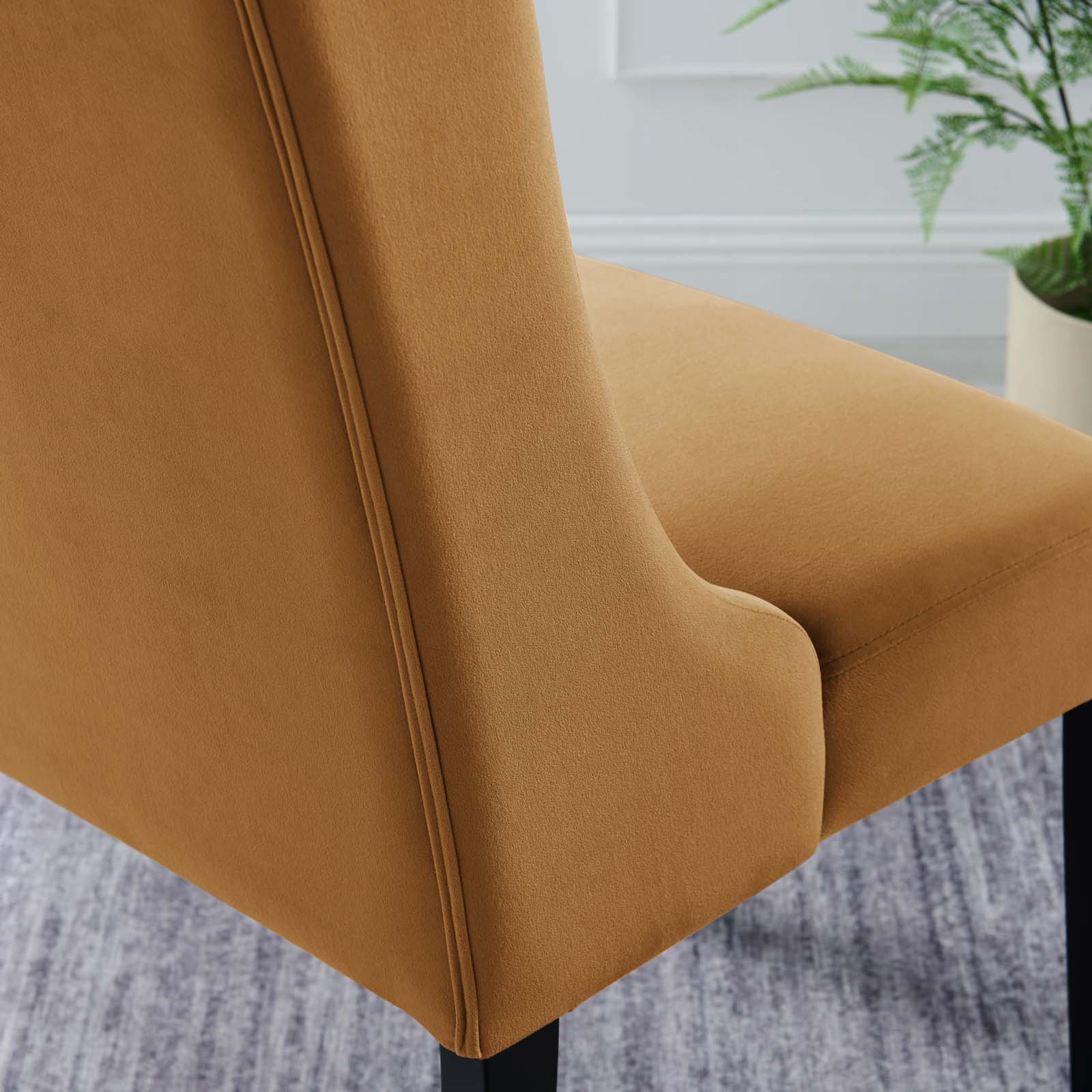 Baronet Performance Velvet Dining Chairs - Set of 2 By Modway - EEI-5013 | Dining Chairs | Modishstore - 17