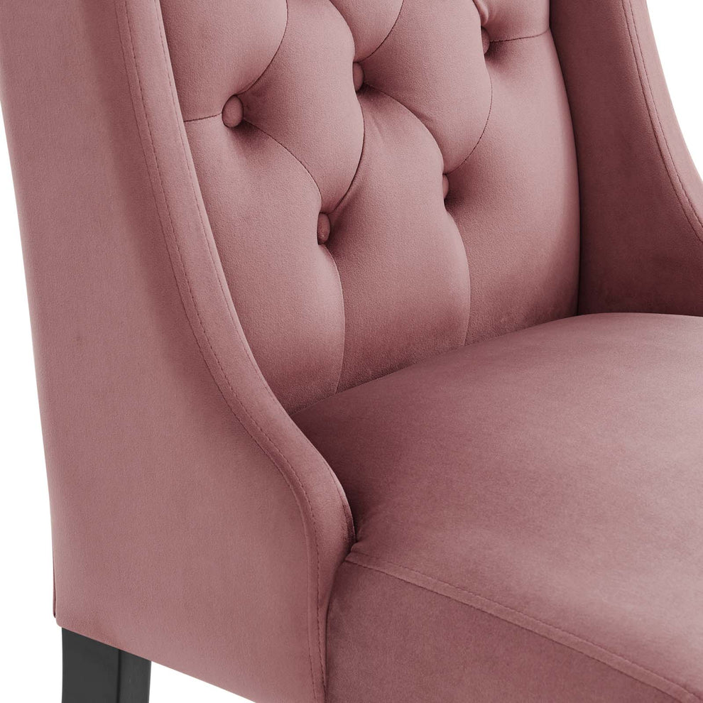 Baronet Performance Velvet Dining Chairs - Set of 2 By Modway - EEI-5013 | Dining Chairs | Modishstore - 32