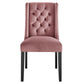 Baronet Performance Velvet Dining Chairs - Set of 2 By Modway - EEI-5013 | Dining Chairs | Modishstore - 28