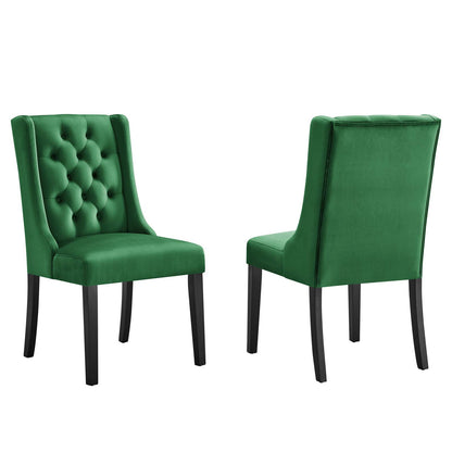 Baronet Performance Velvet Dining Chairs - Set of 2 By Modway - EEI-5013 | Dining Chairs | Modishstore - 39