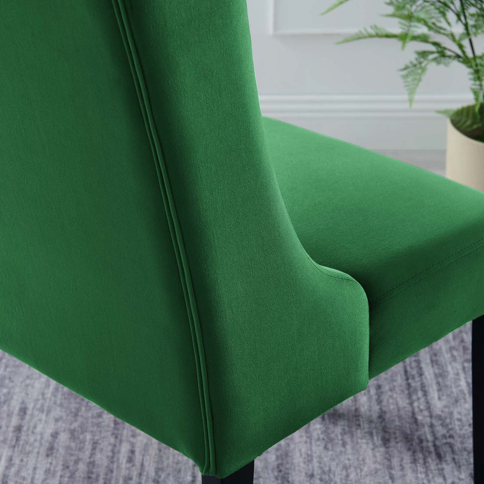 Baronet Performance Velvet Dining Chairs - Set of 2 By Modway - EEI-5013 | Dining Chairs | Modishstore - 33