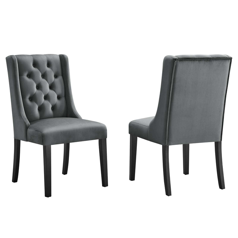 Baronet Performance Velvet Dining Chairs - Set of 2 By Modway - EEI-5013 | Dining Chairs | Modishstore - 47