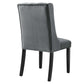 Baronet Performance Velvet Dining Chairs - Set of 2 By Modway - EEI-5013 | Dining Chairs | Modishstore - 43