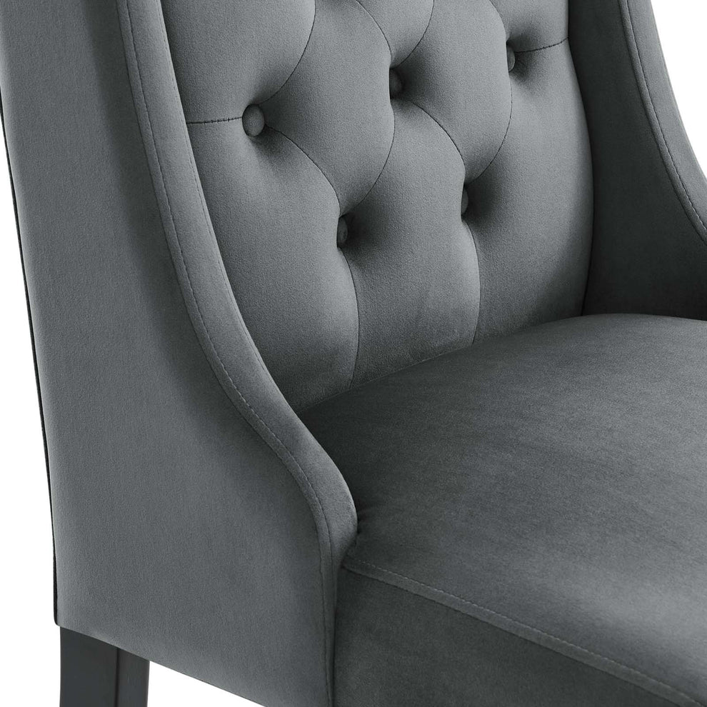 Baronet Performance Velvet Dining Chairs - Set of 2 By Modway - EEI-5013 | Dining Chairs | Modishstore - 48
