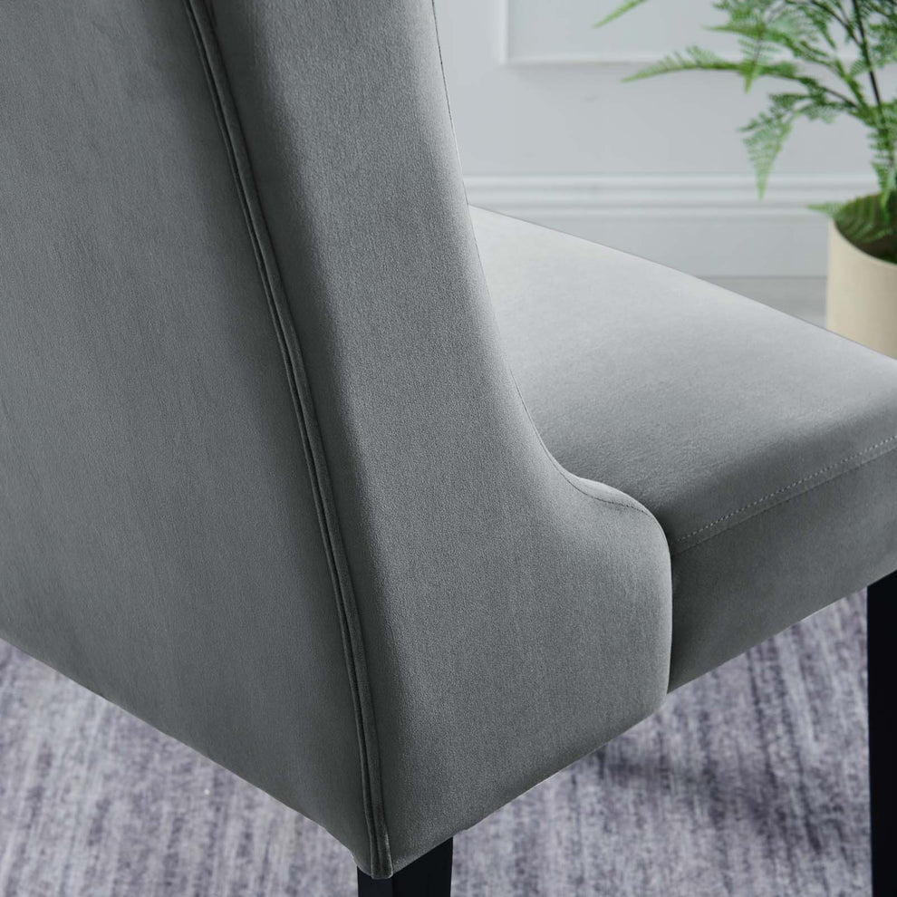 Baronet Performance Velvet Dining Chairs - Set of 2 By Modway - EEI-5013 | Dining Chairs | Modishstore - 41