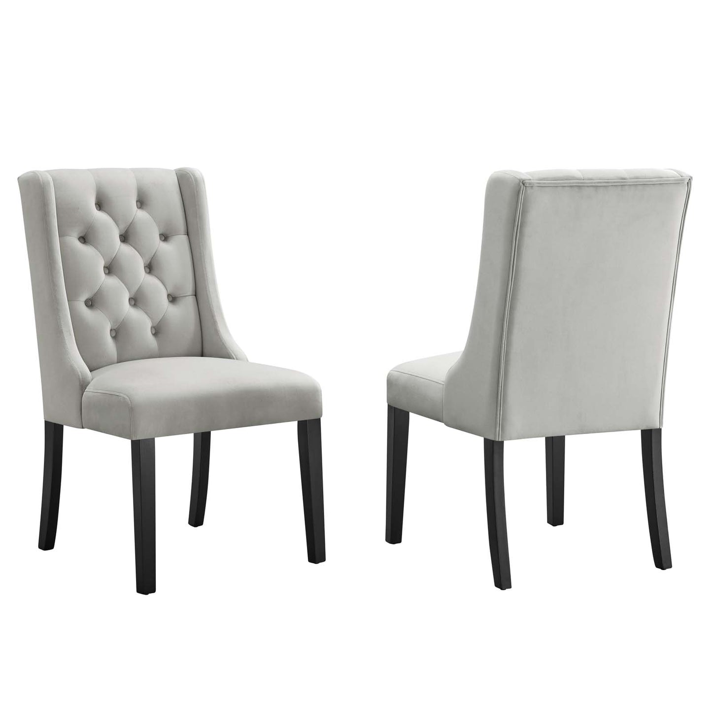 Baronet Performance Velvet Dining Chairs - Set of 2 By Modway - EEI-5013 | Dining Chairs | Modishstore - 55
