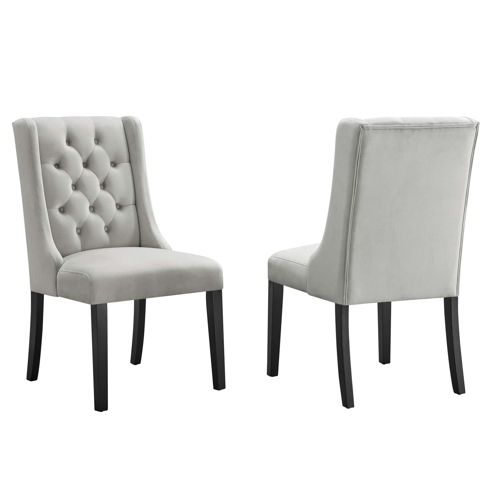 Baronet Performance Velvet Dining Chairs - Set of 2 By Modway - EEI-5013 | Dining Chairs | Modishstore - 55