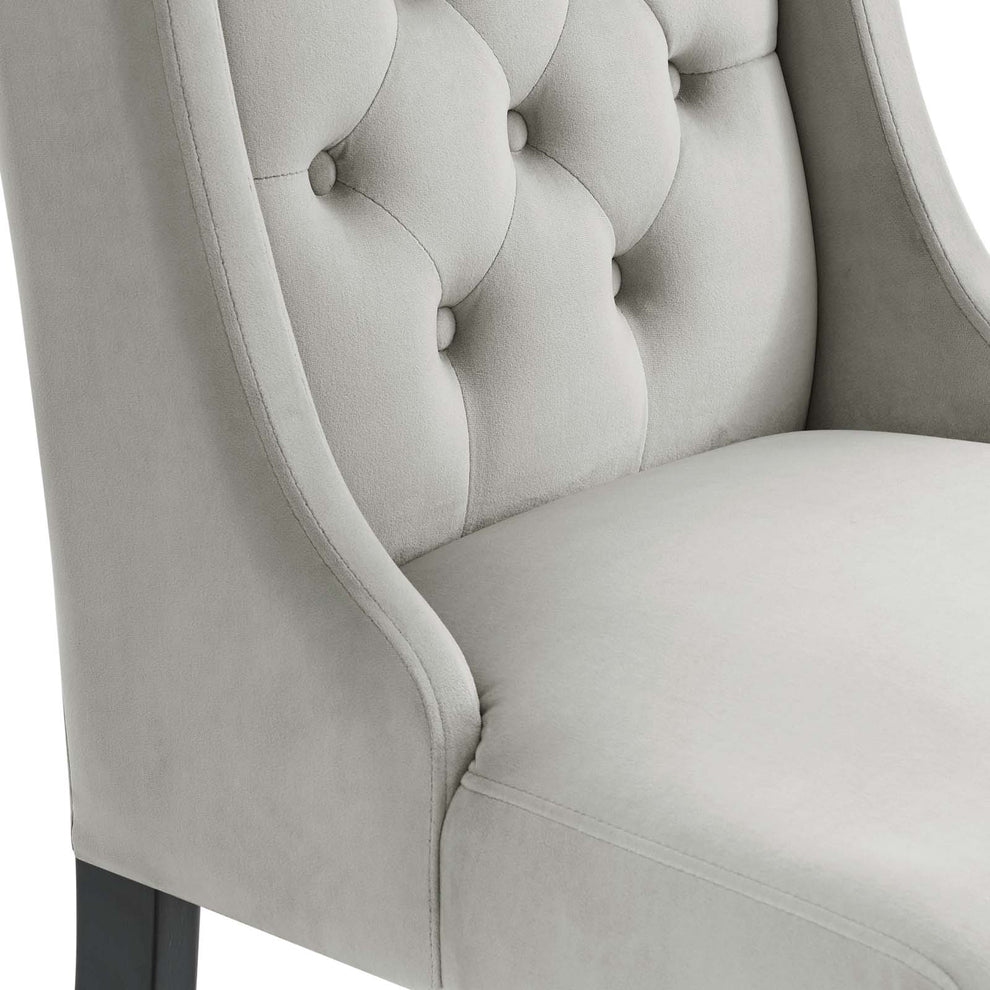 Baronet Performance Velvet Dining Chairs - Set of 2 By Modway - EEI-5013 | Dining Chairs | Modishstore - 56