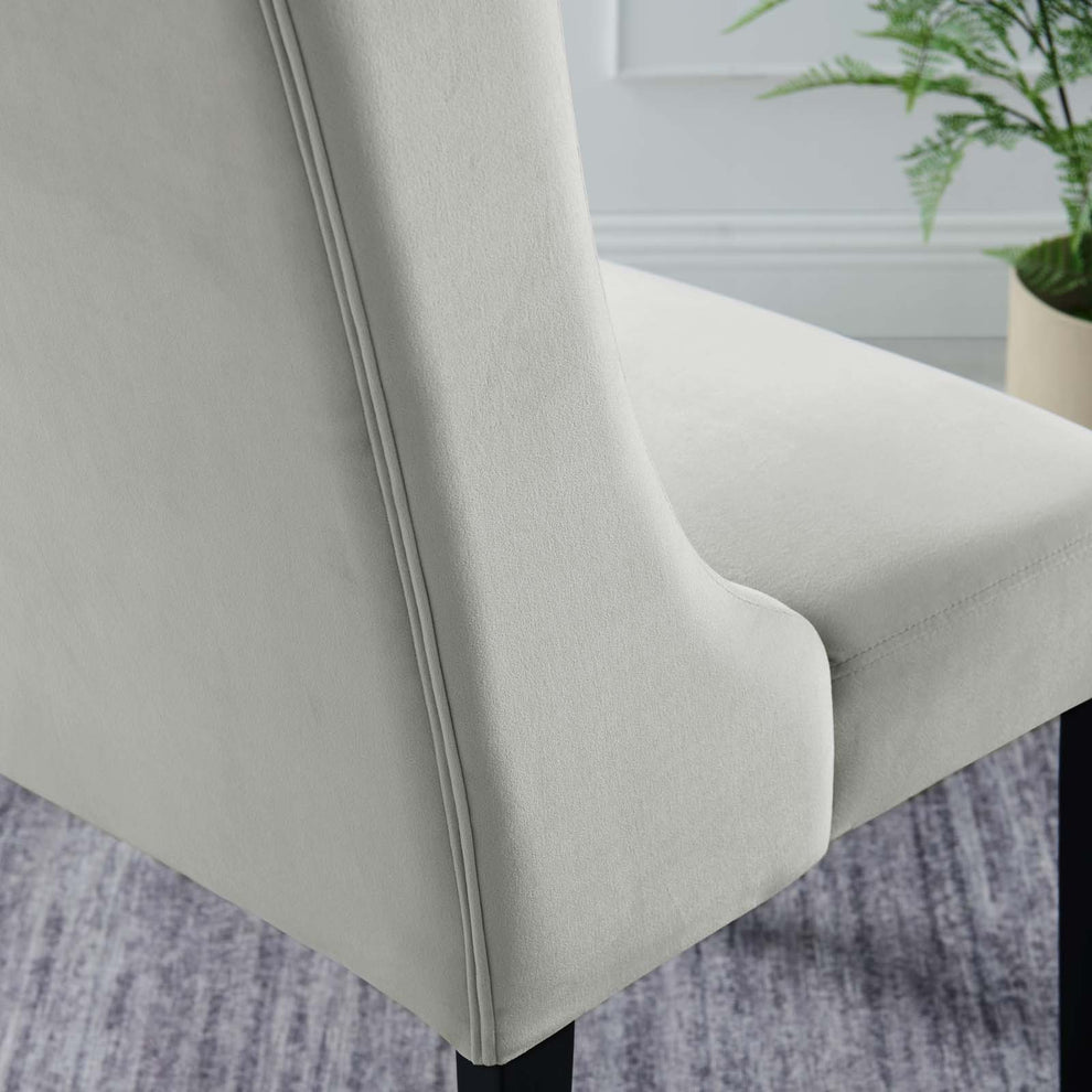 Baronet Performance Velvet Dining Chairs - Set of 2 By Modway - EEI-5013 | Dining Chairs | Modishstore - 49