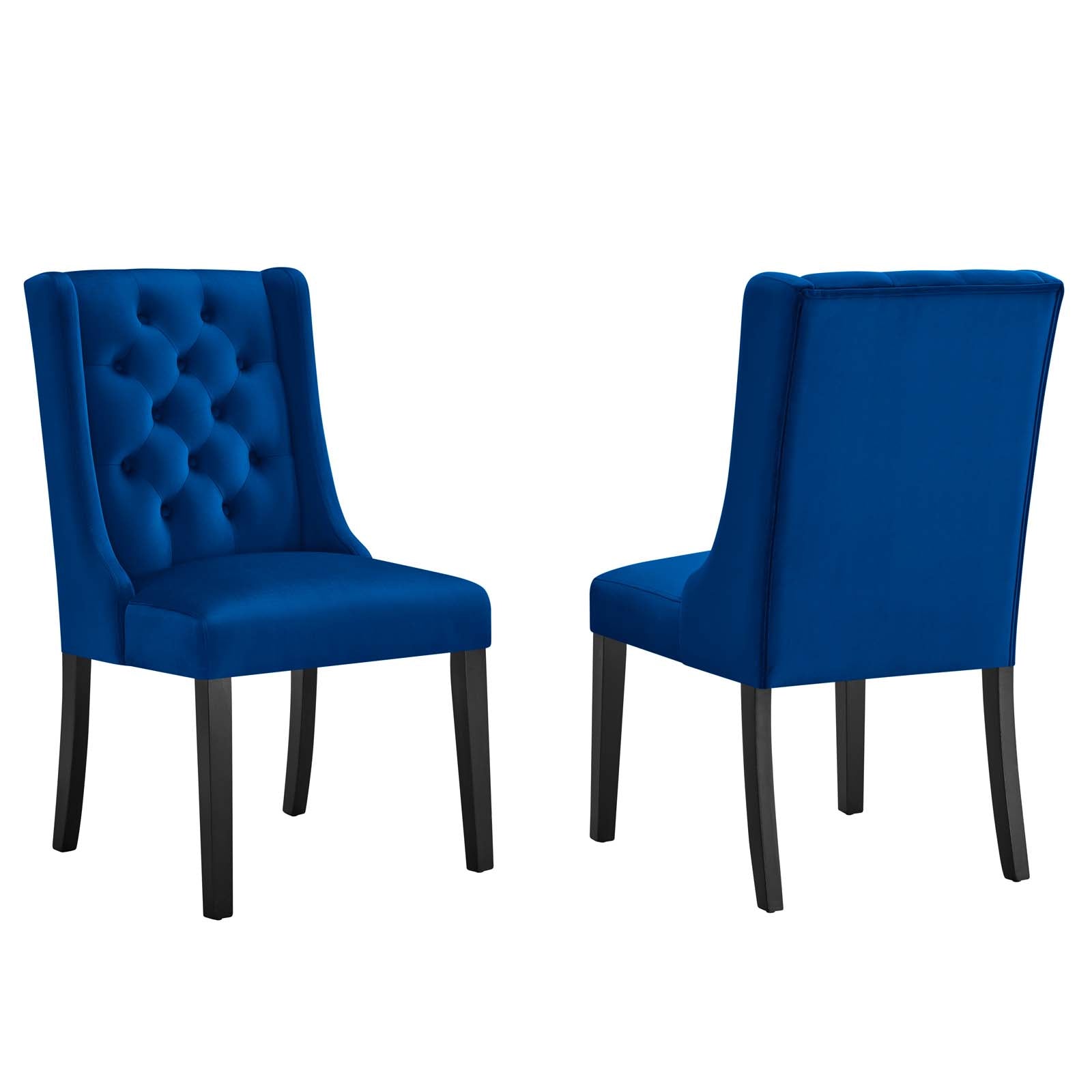 Baronet Performance Velvet Dining Chairs - Set of 2 By Modway | Dining Chairs | Modishstore-63