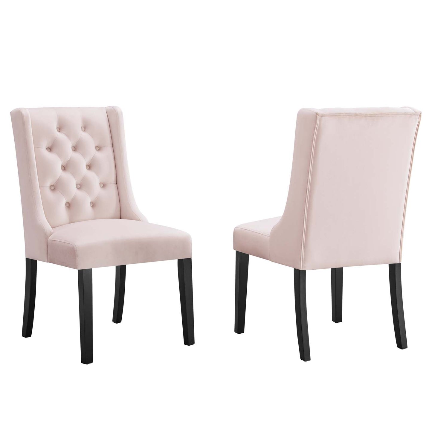 Baronet Performance Velvet Dining Chairs - Set of 2 By Modway - EEI-5013 | Dining Chairs | Modishstore - 71