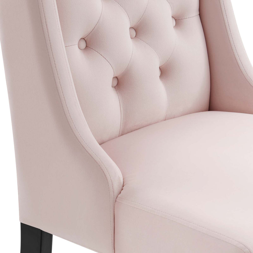 Baronet Performance Velvet Dining Chairs - Set of 2 By Modway - EEI-5013 | Dining Chairs | Modishstore - 72