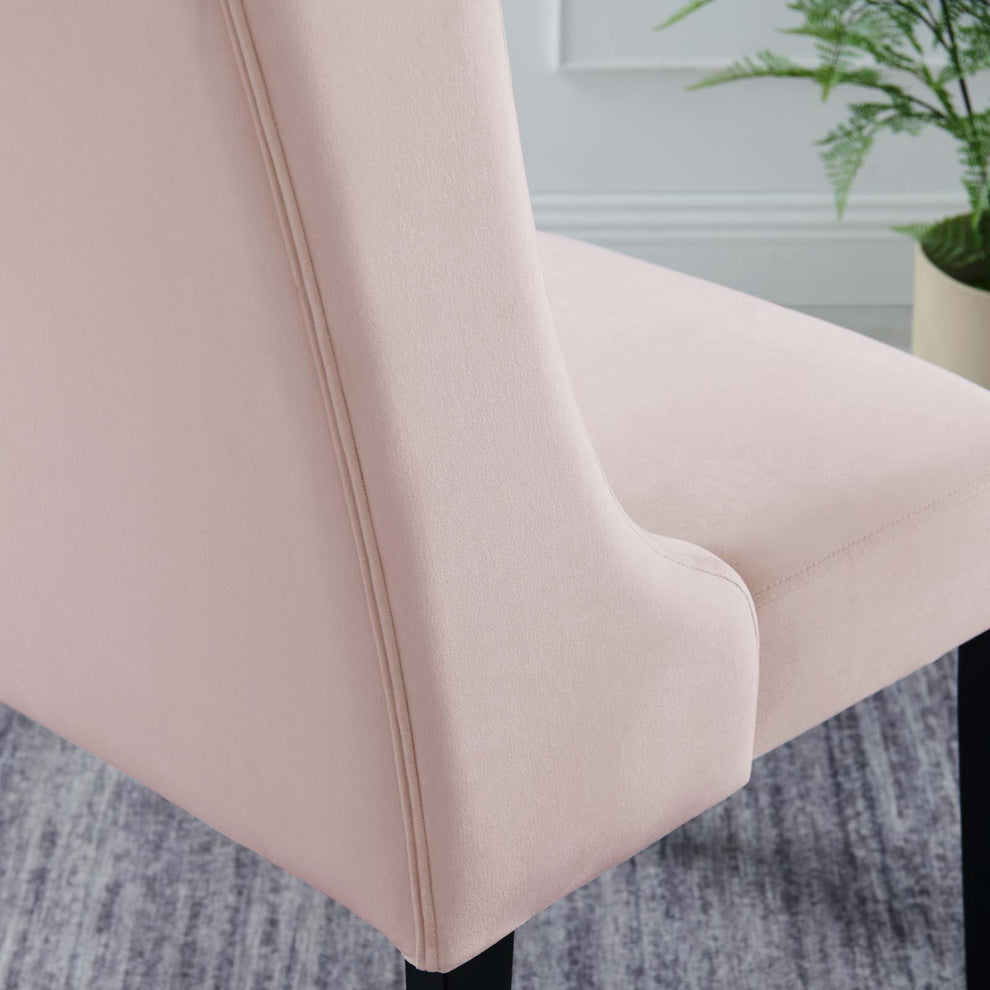 Baronet Performance Velvet Dining Chairs - Set of 2 By Modway - EEI-5013 | Dining Chairs | Modishstore - 65