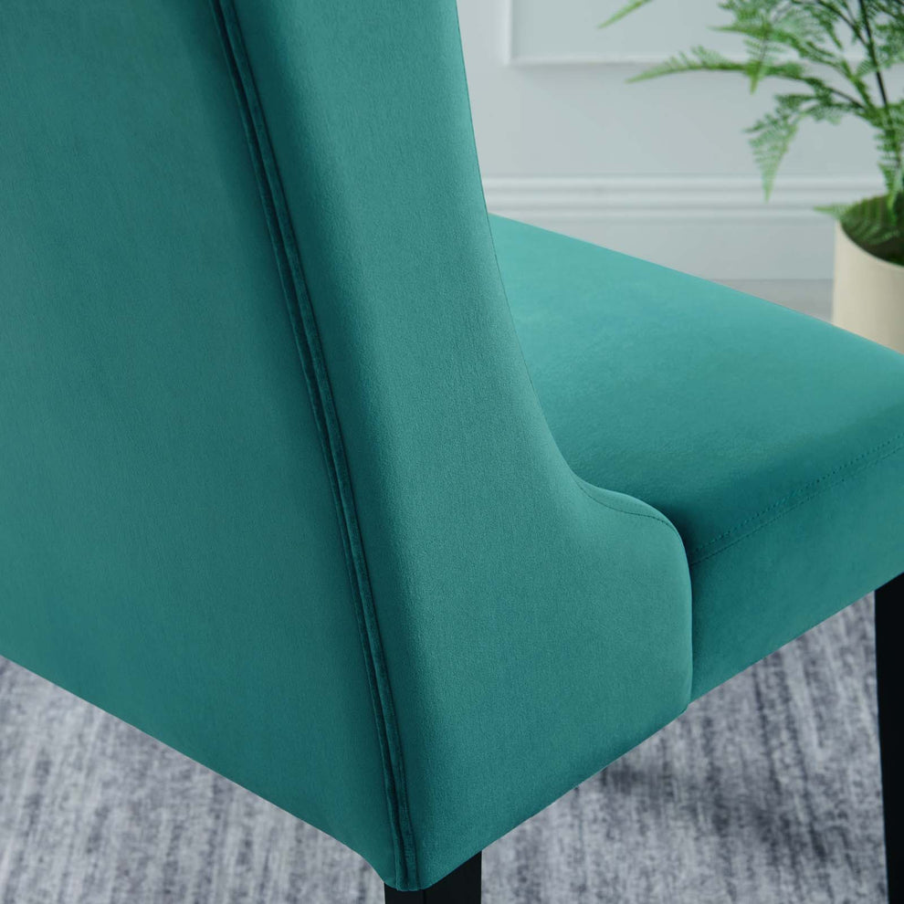 Baronet Performance Velvet Dining Chairs - Set of 2 By Modway - EEI-5013 | Dining Chairs | Modishstore - 73