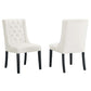 Baronet Performance Velvet Dining Chairs - Set of 2 By Modway | Dining Chairs | Modishstore-87