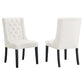 Baronet Performance Velvet Dining Chairs - Set of 2 By Modway - EEI-5013 | Dining Chairs | Modishstore - 87