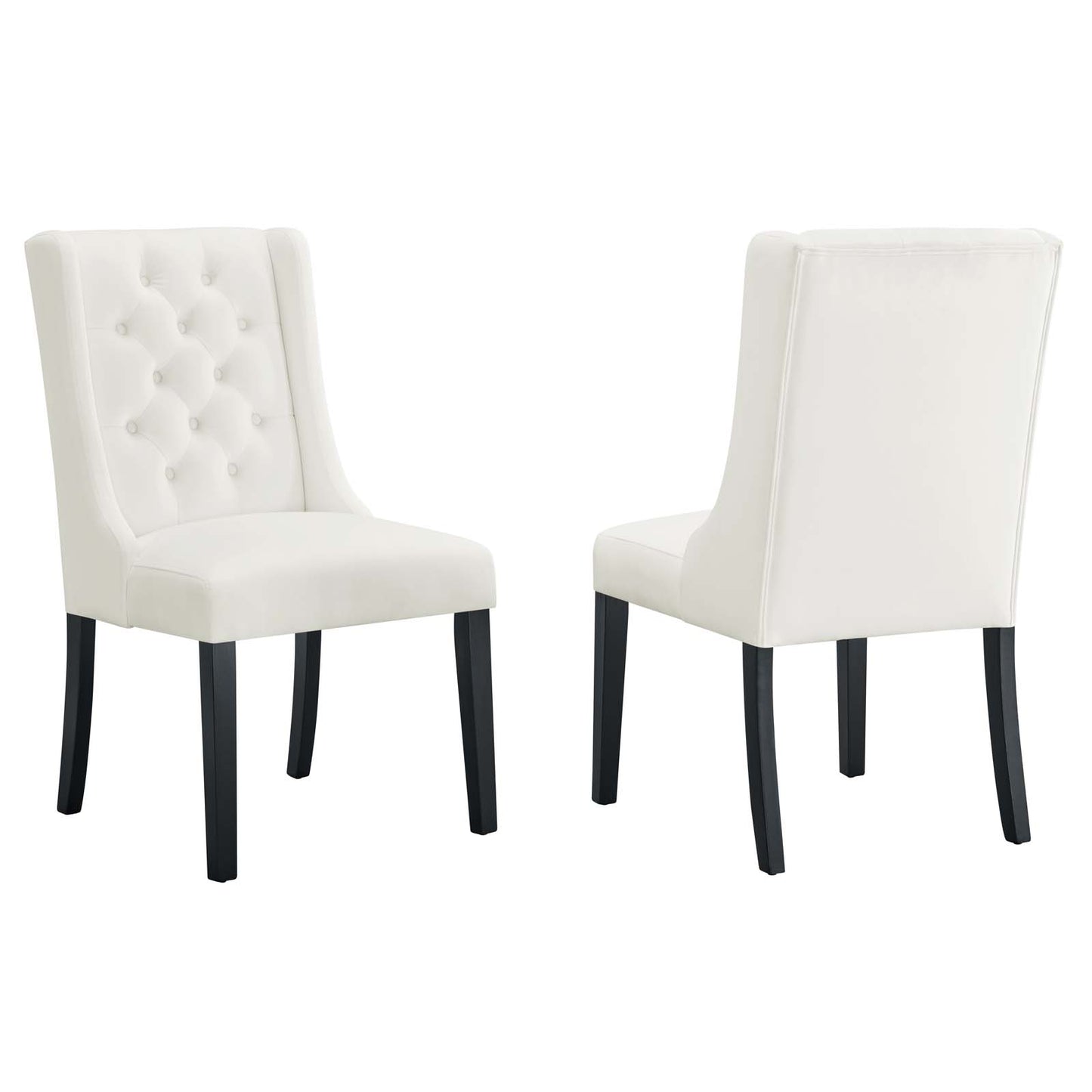 Baronet Performance Velvet Dining Chairs - Set of 2 By Modway - EEI-5013 | Dining Chairs | Modishstore - 87