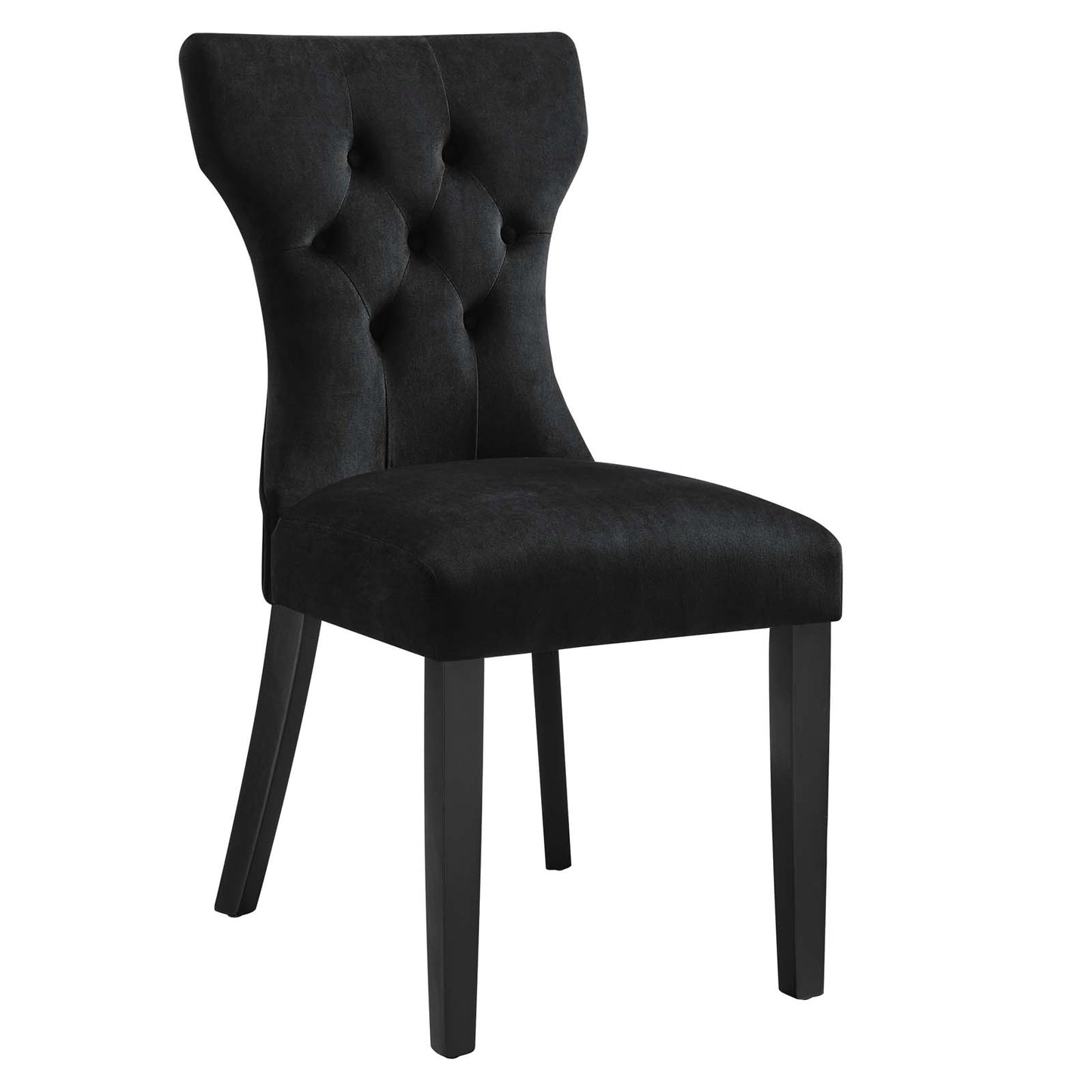 Silhouette Performance Velvet Dining Chairs - Set of 2 By Modway - EEI-5014 | Dining Chairs | Modishstore - 6