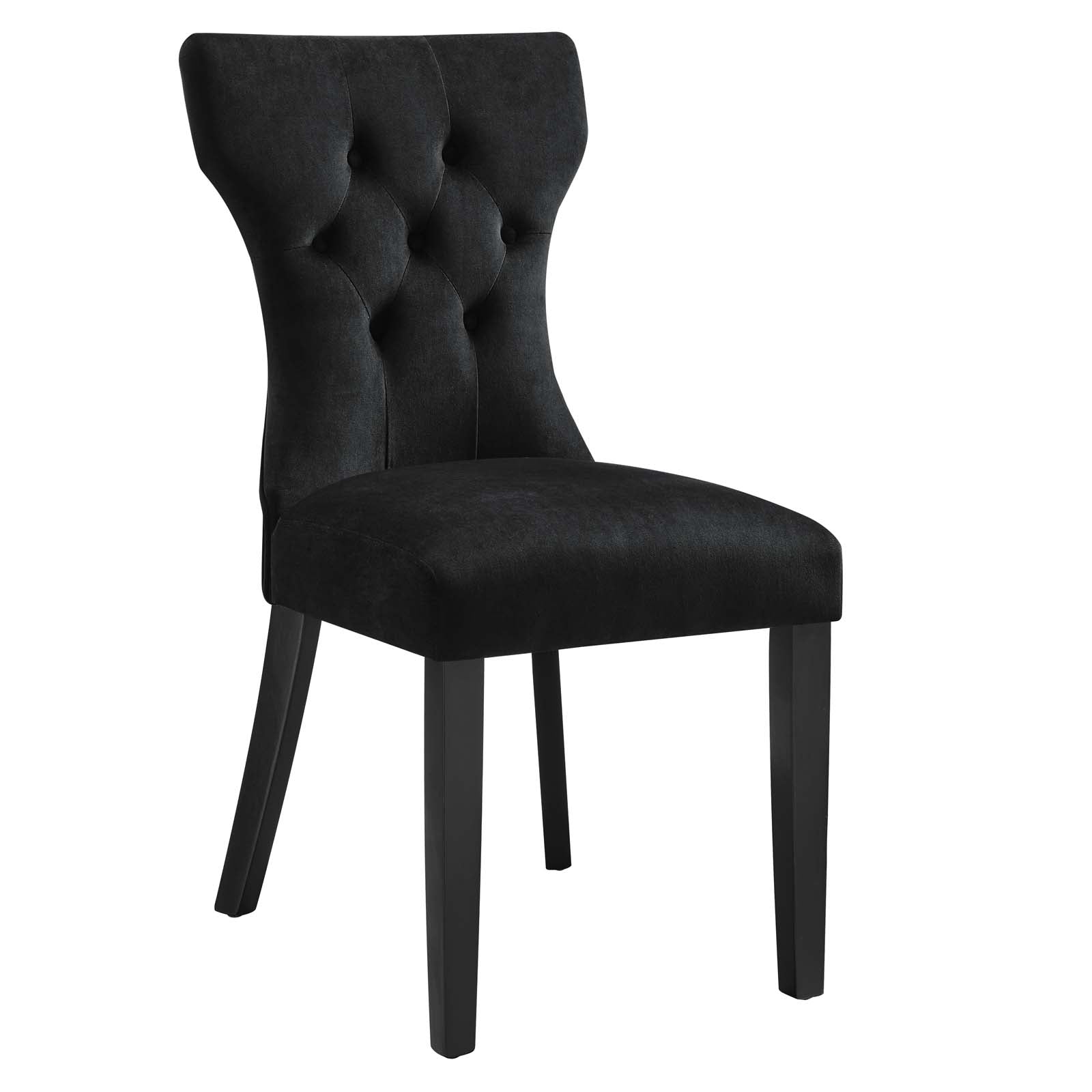 Silhouette Performance Velvet Dining Chairs - Set of 2 By Modway - EEI-5014 | Dining Chairs | Modishstore - 6