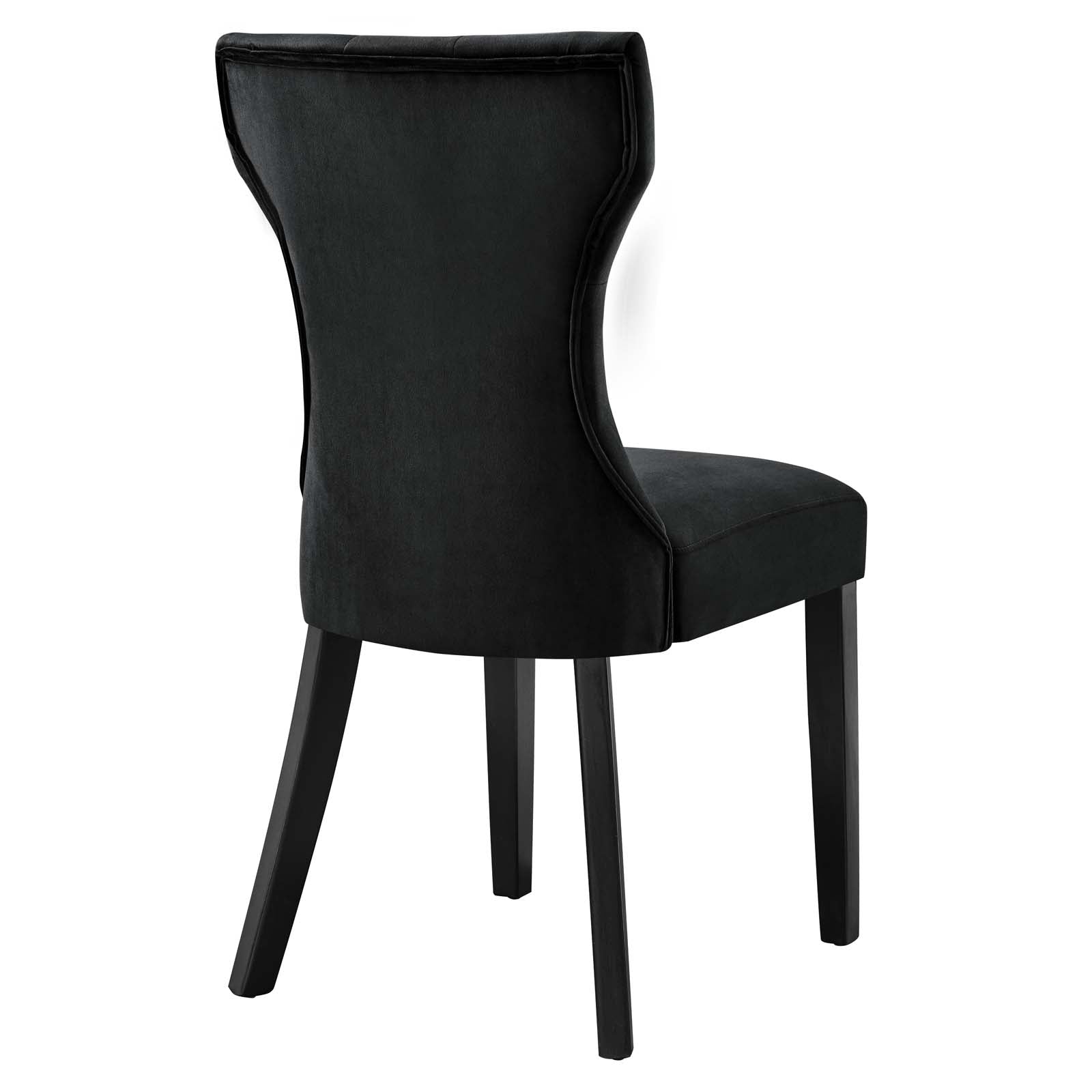 Silhouette Performance Velvet Dining Chairs - Set of 2 By Modway | Dining Chairs | Modishstore-4
