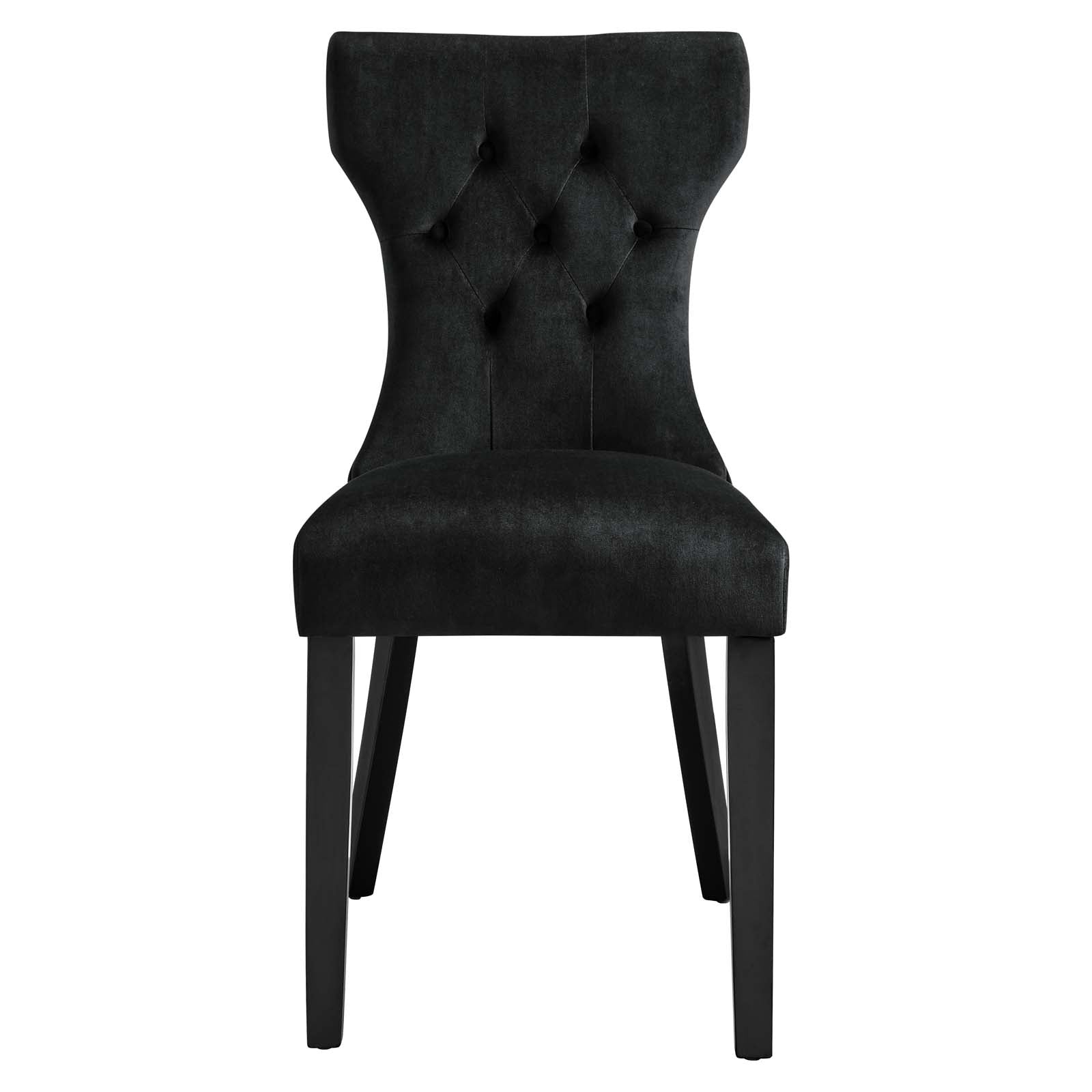 Silhouette Performance Velvet Dining Chairs - Set of 2 By Modway | Dining Chairs | Modishstore-5