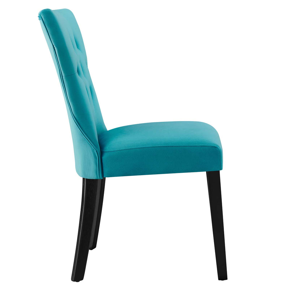 Silhouette Performance Velvet Dining Chairs - Set of 2 By Modway - EEI-5014 | Dining Chairs | Modishstore - 10