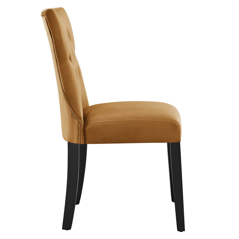 Silhouette Performance Velvet Dining Chairs - Set of 2 By Modway - EEI-5014 | Dining Chairs | Modishstore - 24