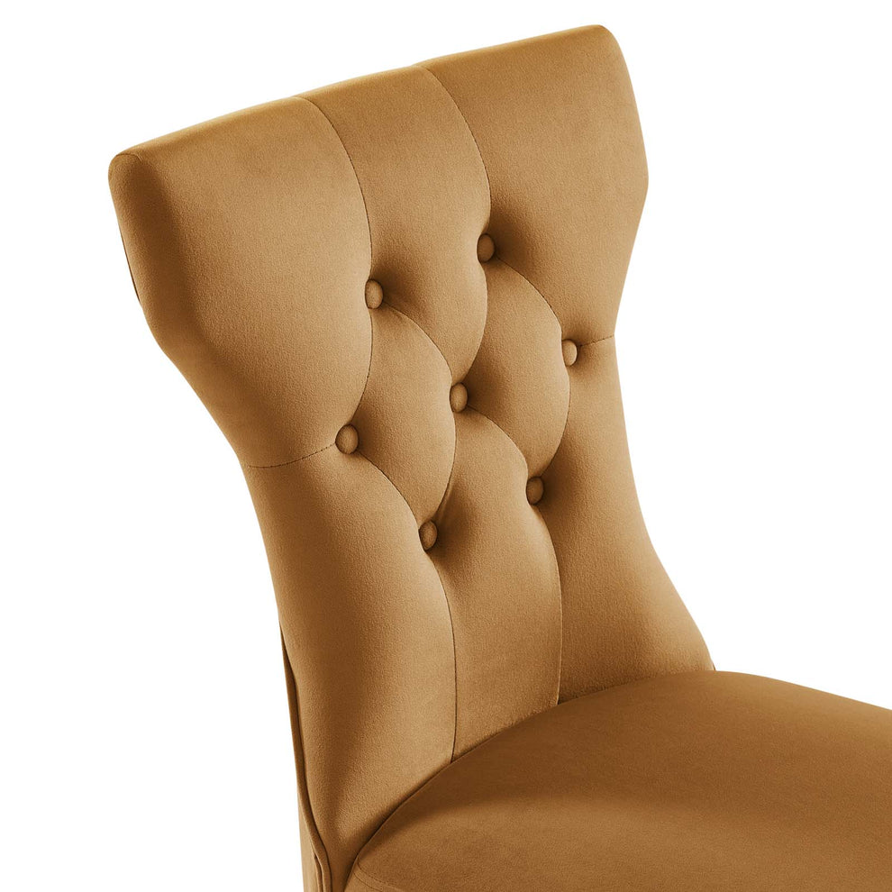 Silhouette Performance Velvet Dining Chairs - Set of 2 By Modway - EEI-5014 | Dining Chairs | Modishstore - 22