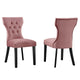 Silhouette Performance Velvet Dining Chairs - Set of 2 By Modway - EEI-5014 | Dining Chairs | Modishstore - 32