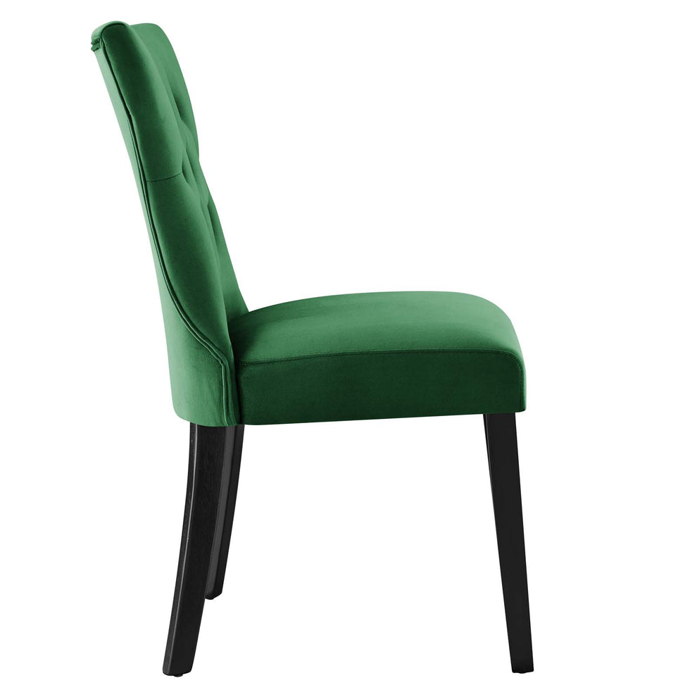Silhouette Performance Velvet Dining Chairs - Set of 2 By Modway - EEI-5014 | Dining Chairs | Modishstore - 34