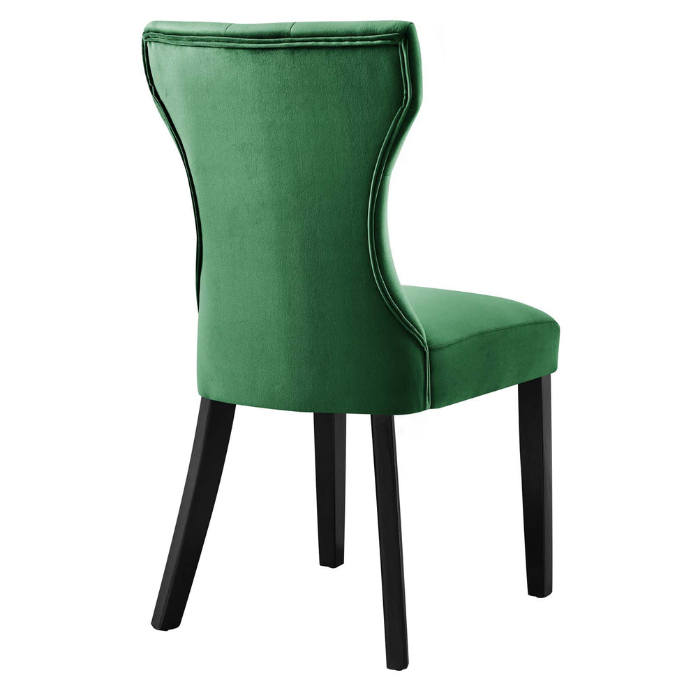 Silhouette Performance Velvet Dining Chairs - Set of 2 By Modway - EEI-5014 | Dining Chairs | Modishstore - 35