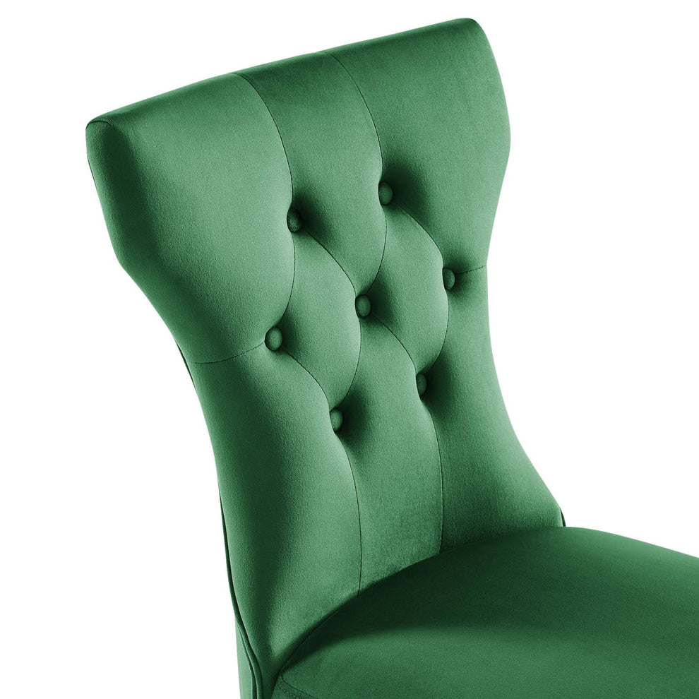 Silhouette Performance Velvet Dining Chairs - Set of 2 By Modway - EEI-5014 | Dining Chairs | Modishstore - 39