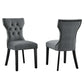 Silhouette Performance Velvet Dining Chairs - Set of 2 By Modway - EEI-5014 | Dining Chairs | Modishstore - 48