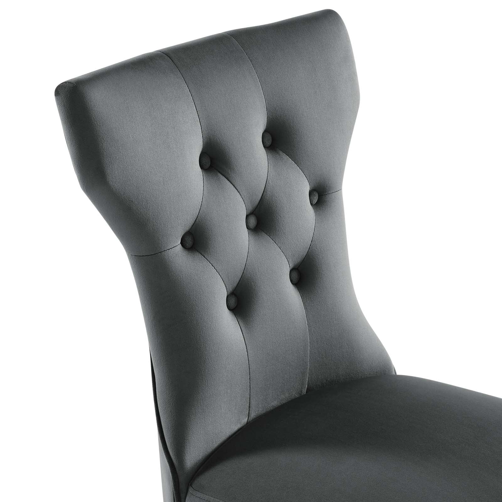 Silhouette Performance Velvet Dining Chairs - Set of 2 By Modway - EEI-5014 | Dining Chairs | Modishstore - 47