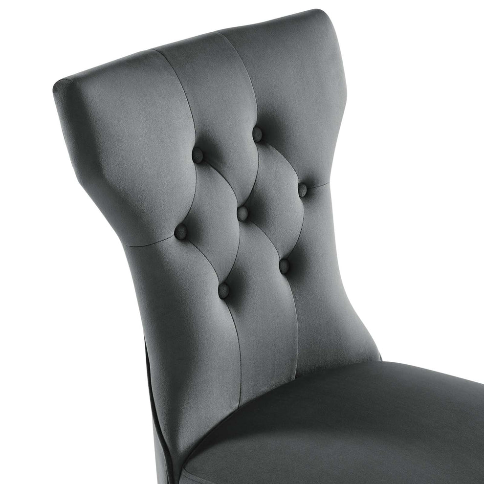 Silhouette Performance Velvet Dining Chairs - Set of 2 By Modway - EEI-5014 | Dining Chairs | Modishstore - 47