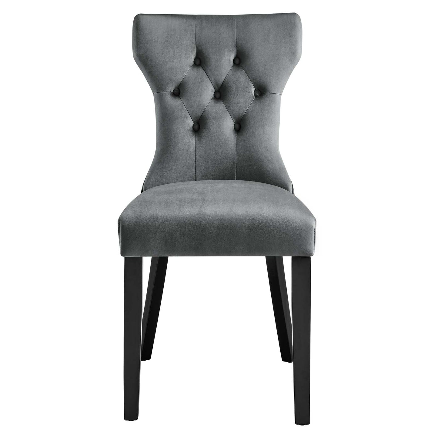 Silhouette Performance Velvet Dining Chairs - Set of 2 By Modway - EEI-5014 | Dining Chairs | Modishstore - 44